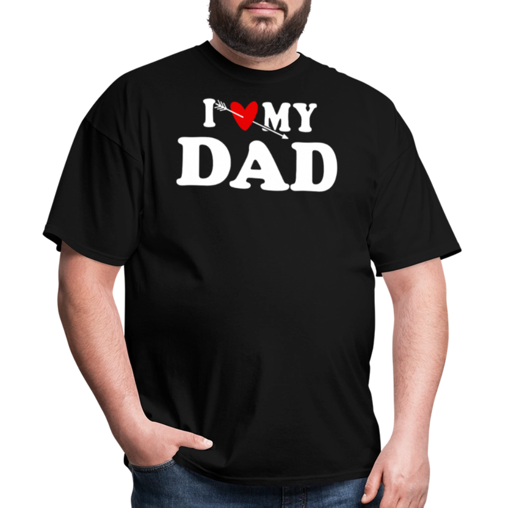Father’s Day Tee Gift For Dad T-shirt - black
