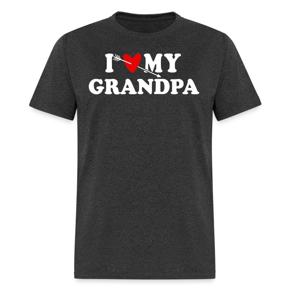 I Love My Grandpa Family Reunion T-shirt - heather black