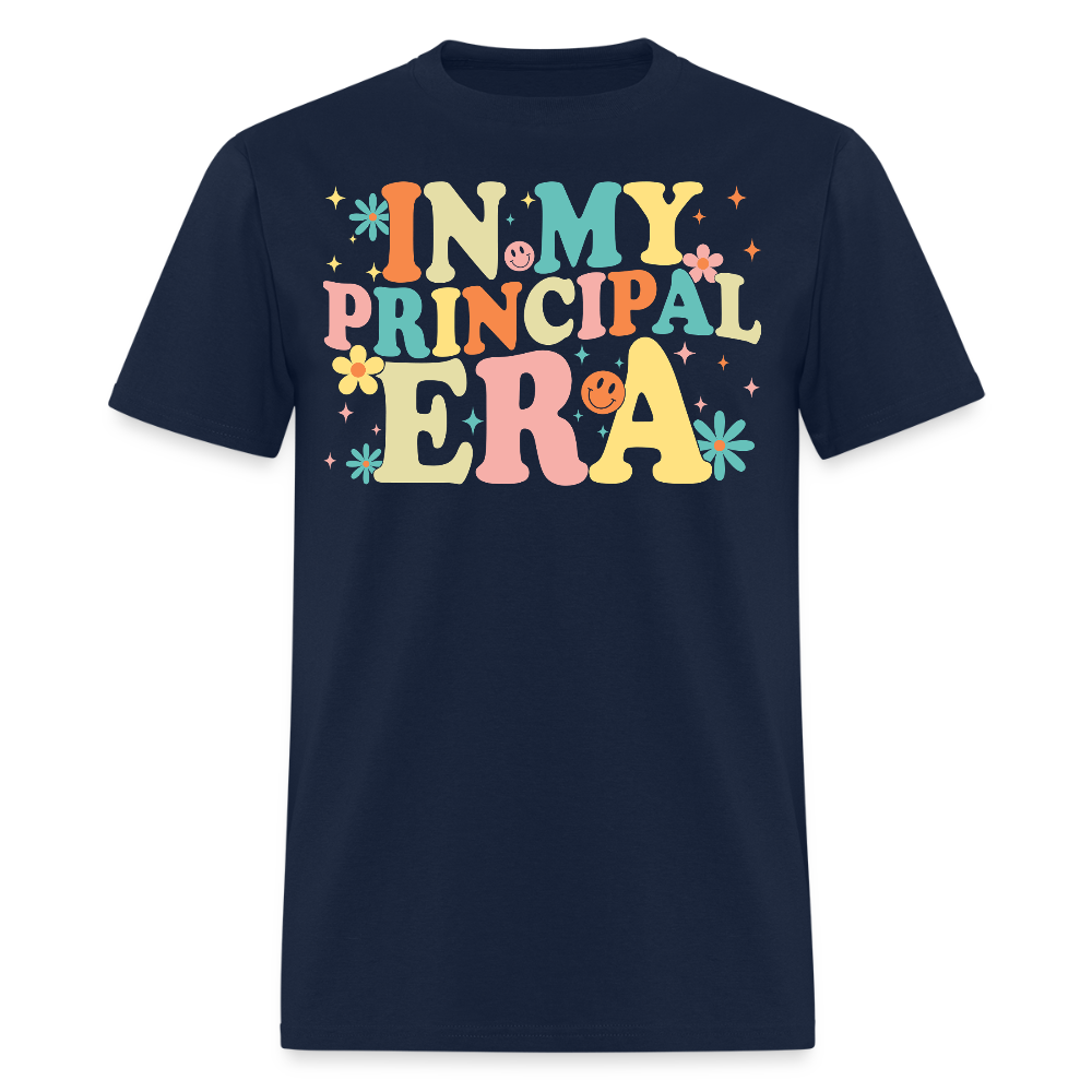 Colorful In My Principal Era T-Shirt - navy