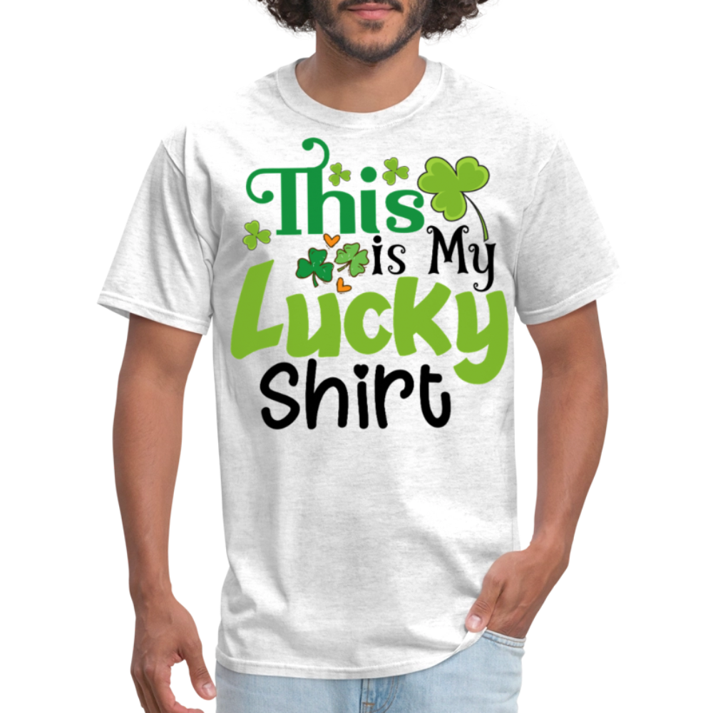This Is My Lucky Tee Irish Pride T-shirt - light heather gray