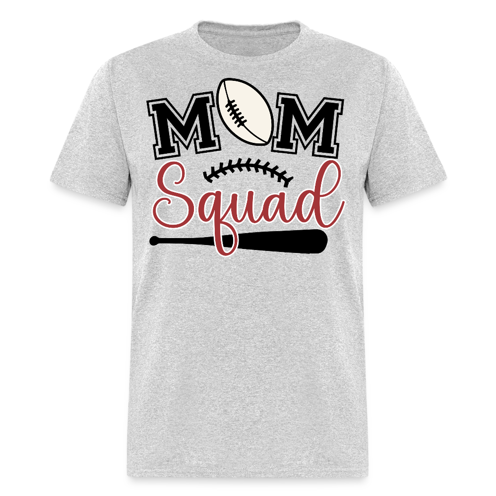 Cute Baseball And Football Mom T-shirt - heather gray
