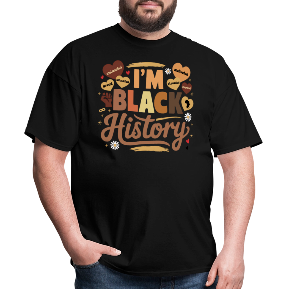 I’m Black History Shirt For Men and Women Clasic T-Shirt - black