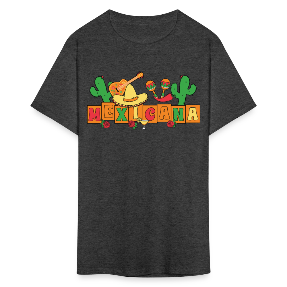 Mexican Fiesta-themed Tee For Parties Funny Fiesta T-shirt - heather black