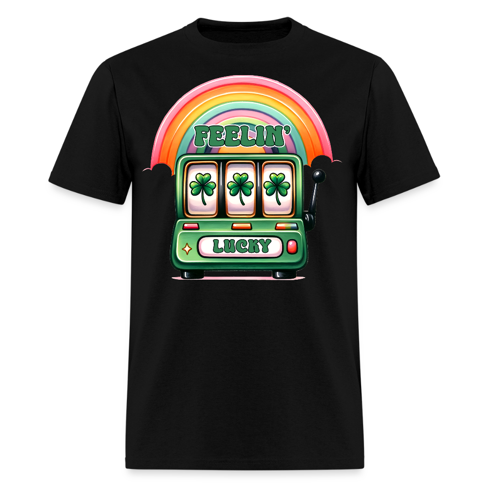 Lucky Slot Machine St Patrick’s Day T-shirt - black