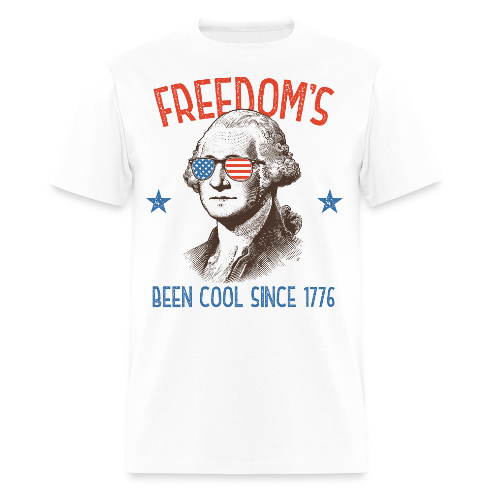 Freedom Tee Since 1776 Patriotic 4th Of July T-Shirt - white
