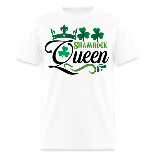 Shamrock Queen St Patrick’s Day Women’s T-shirt - white