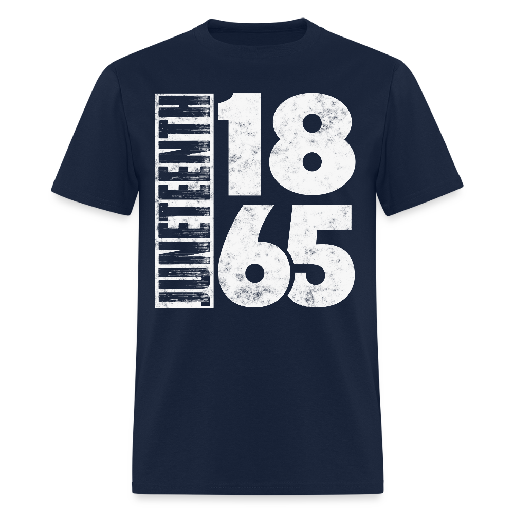 Juneteenth 1865 Black Pride T-Shirt - navy