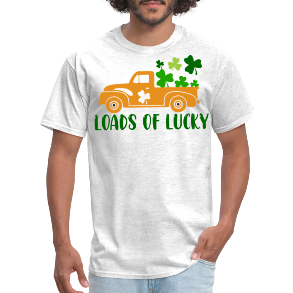 Loads of Lucky St Patrick’s Day T-shirt - light heather gray