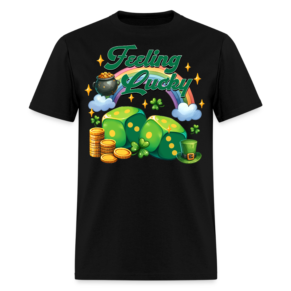 Feeling Lucky St Patrick’s Day Lucky Charm T-shirt - black