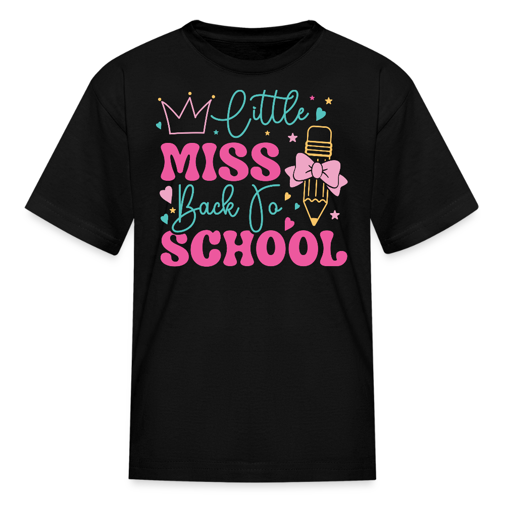 Cute Preschool Back To School T-Shirt - black