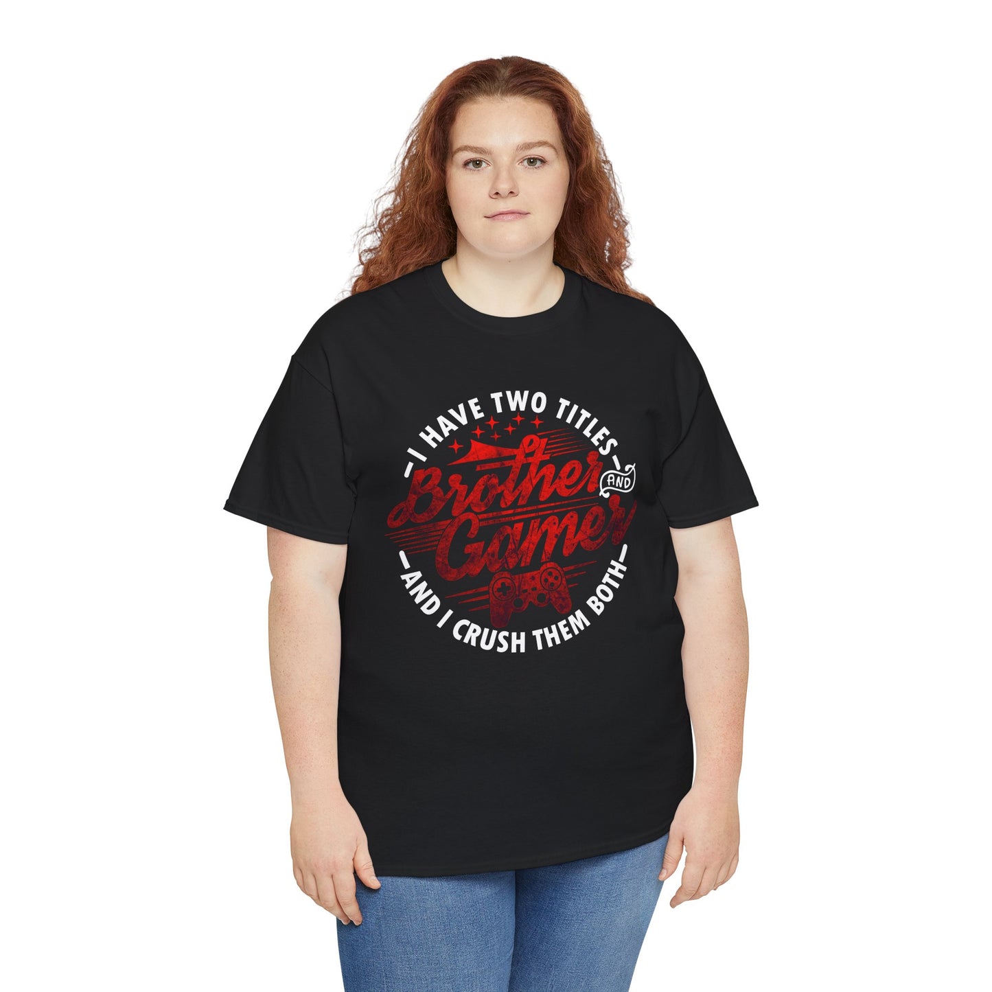 Gamer Men's T-Shirt - I Have Two Titles Brother