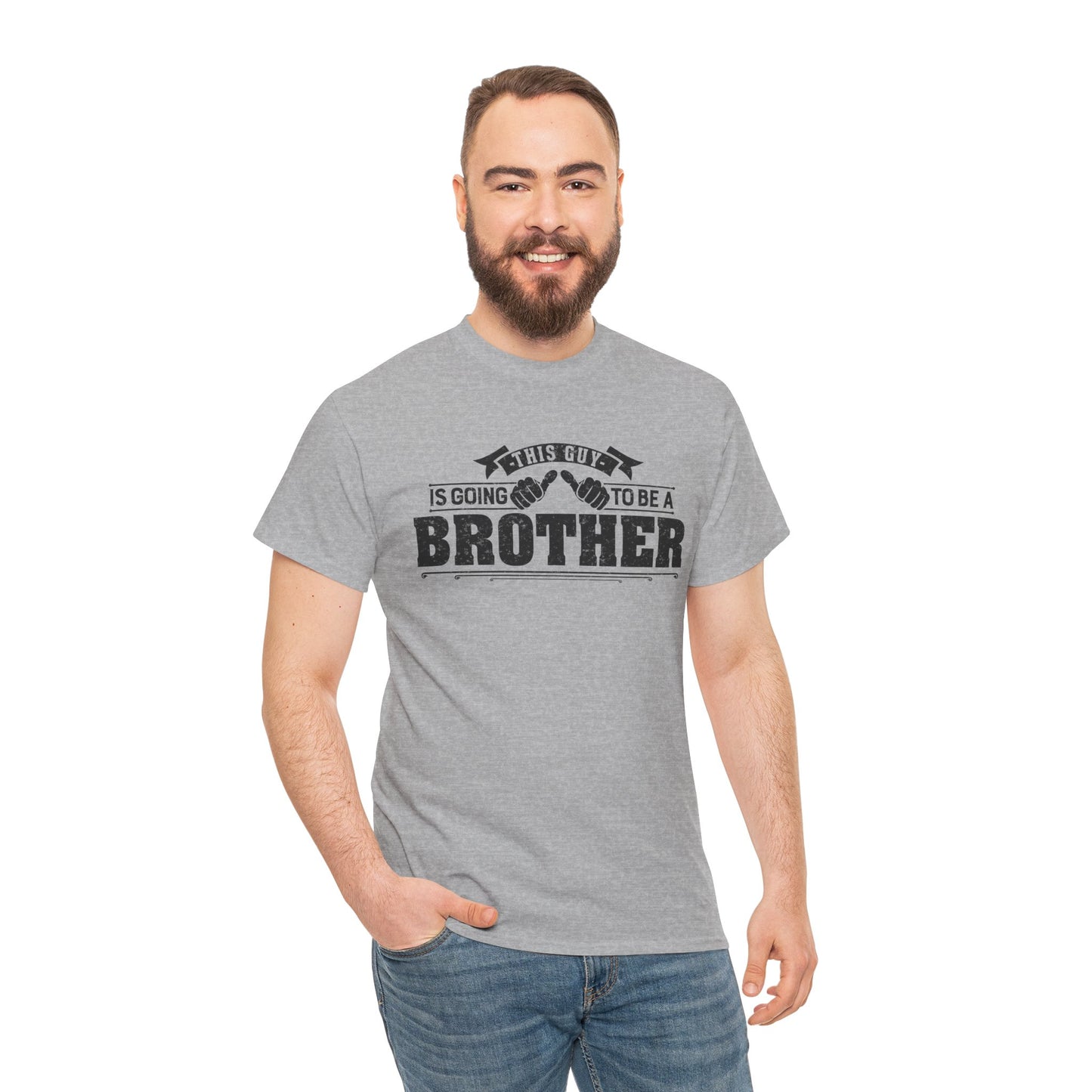 T-Shirt Gifts From Sister for Brother This is Guy going to be Brother Unisex Heavy Cotton Tee