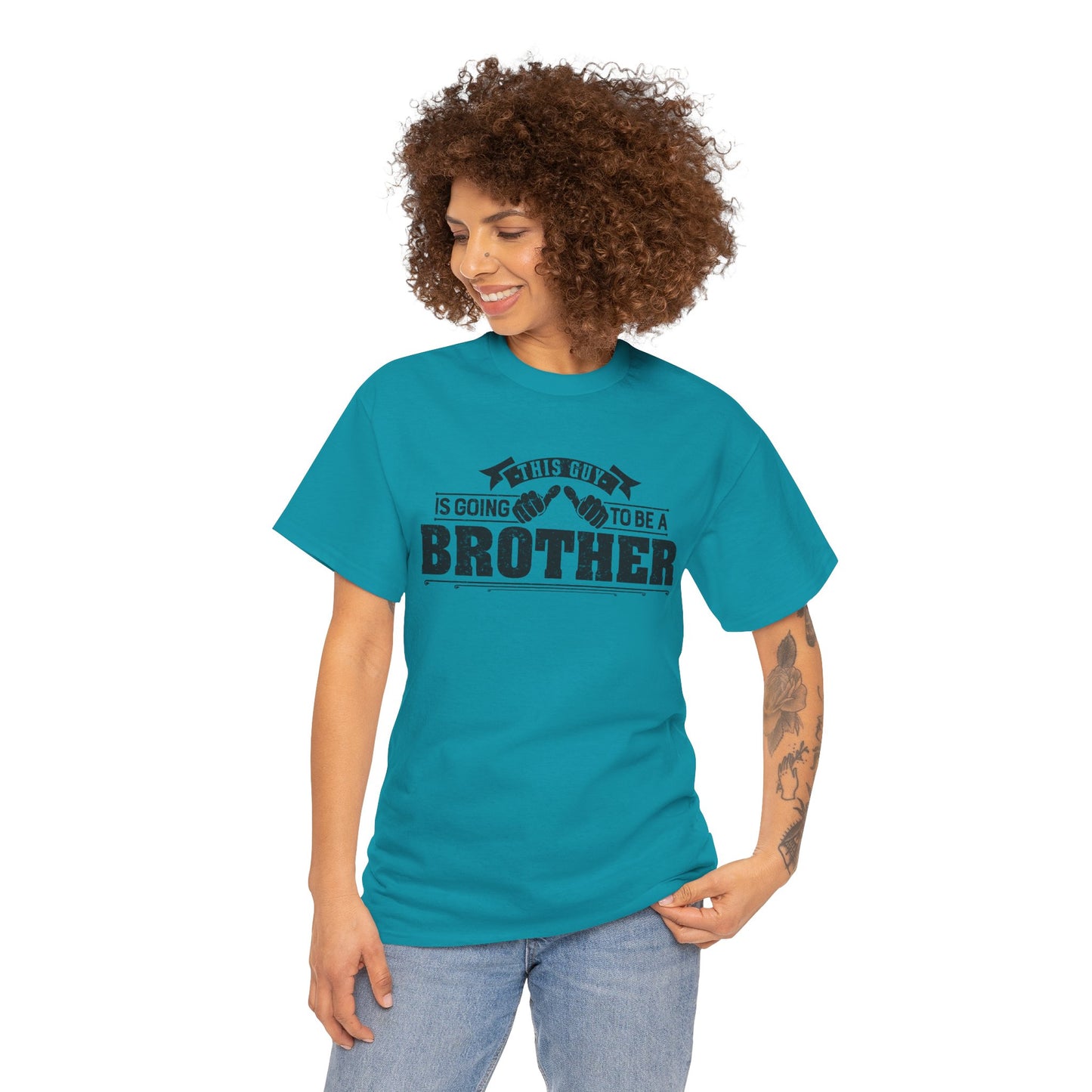 T-Shirt Gifts From Sister for Brother This is Guy going to be Brother Unisex Heavy Cotton Tee