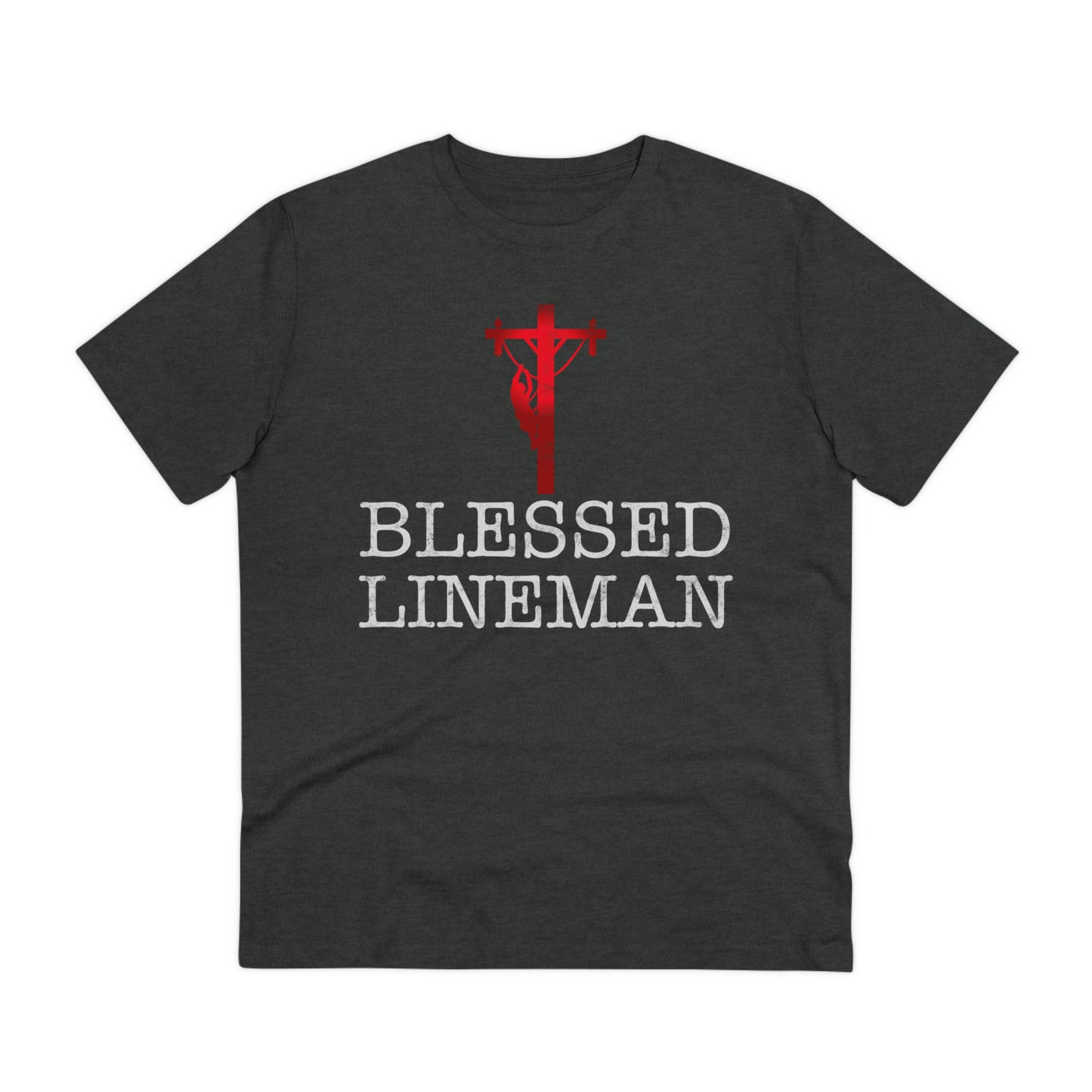 Blessed Lineman gift for Christian Lineman Organic Creator T-shirt - Unisex