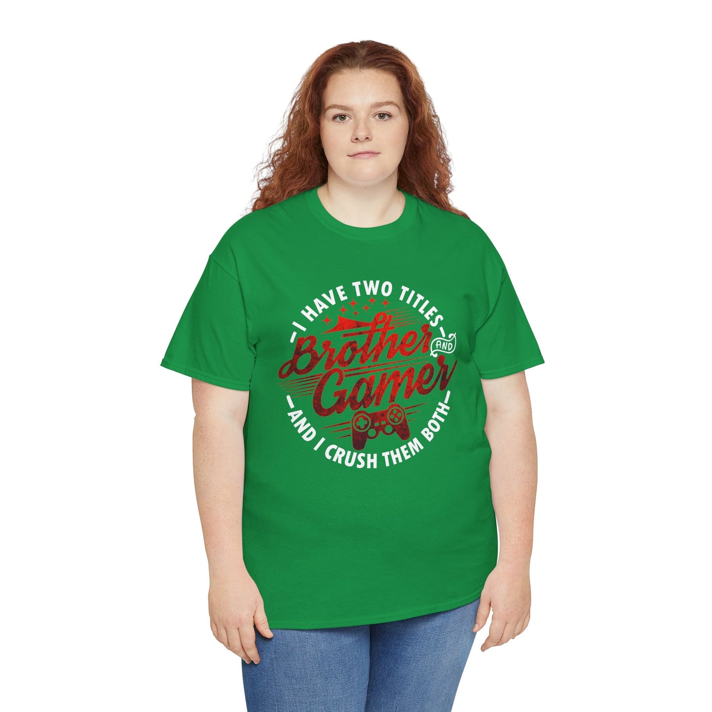 Gamer Men's T-Shirt - I Have Two Titles Brother