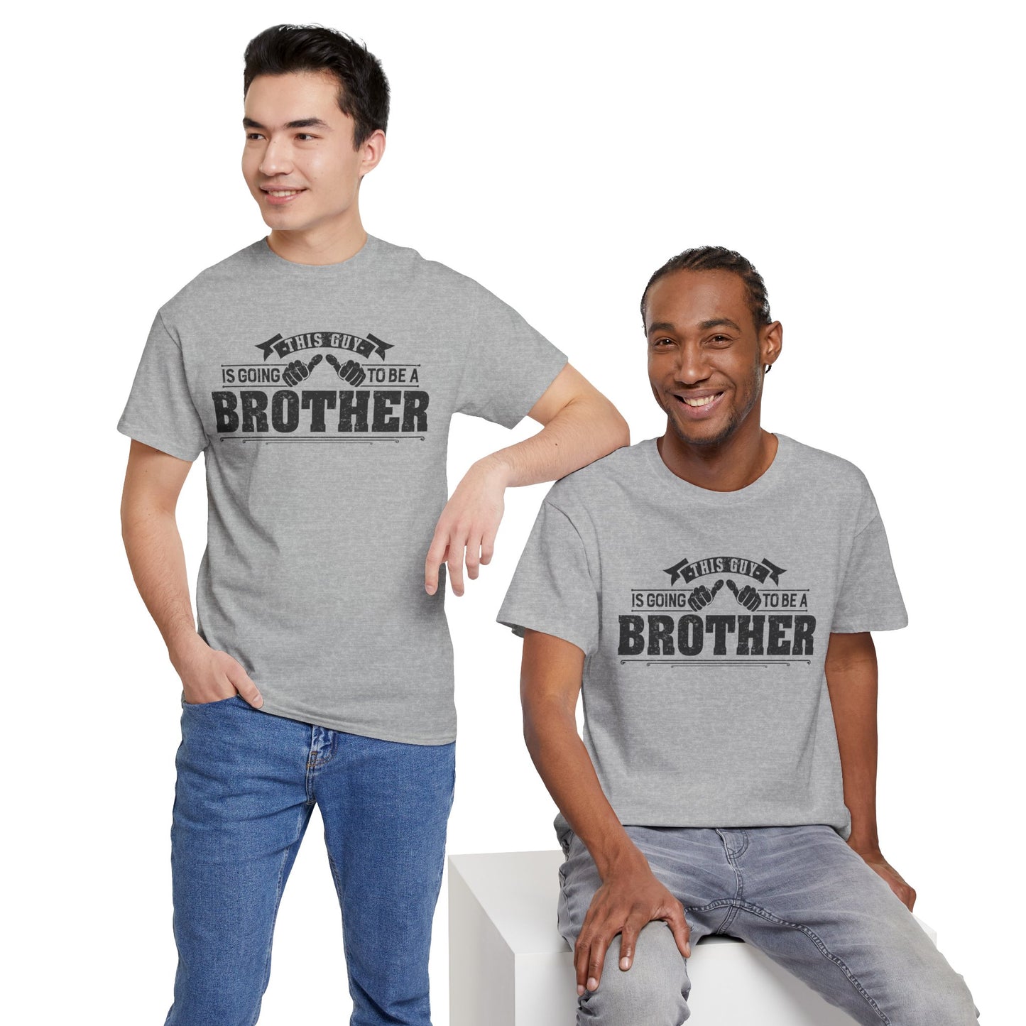 T-Shirt Gifts From Sister for Brother This is Guy going to be Brother Unisex Heavy Cotton Tee