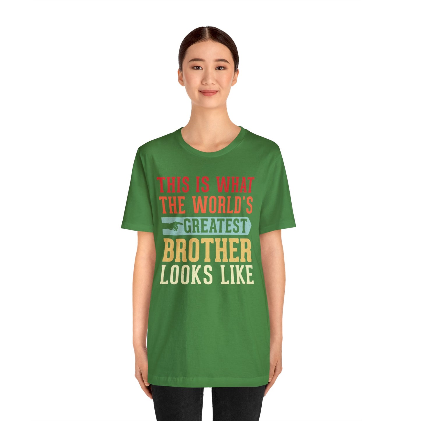 The World's Greatest Brother Looks Like Unisex Jersey Short Sleeve Tee