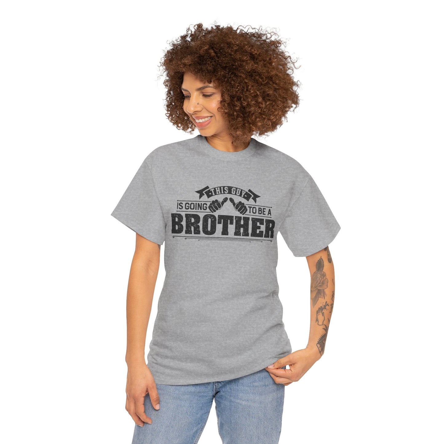 T-Shirt Gifts From Sister for Brother This is Guy going to be Brother Unisex Heavy Cotton Tee