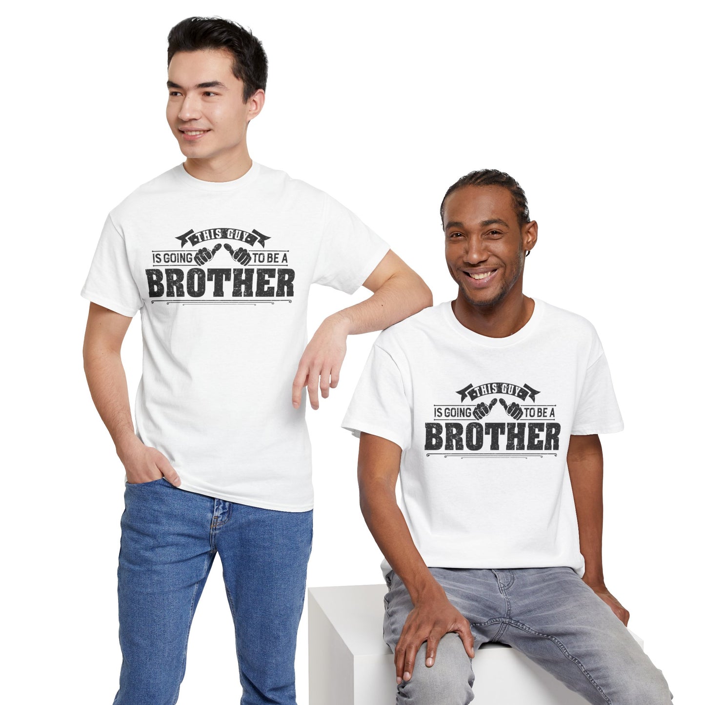 T-Shirt Gifts From Sister for Brother This is Guy going to be Brother Unisex Heavy Cotton Tee