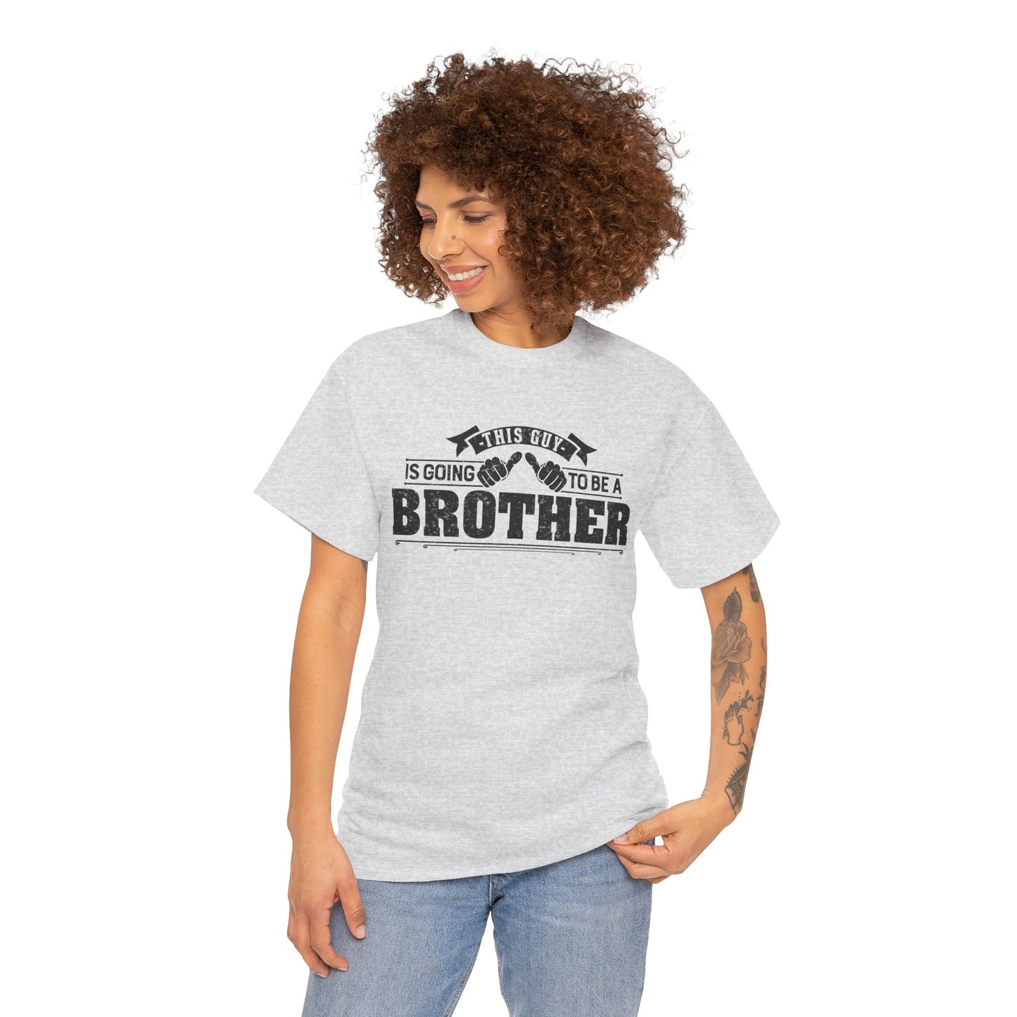 T-Shirt Gifts From Sister for Brother This is Guy going to be Brother Unisex Heavy Cotton Tee