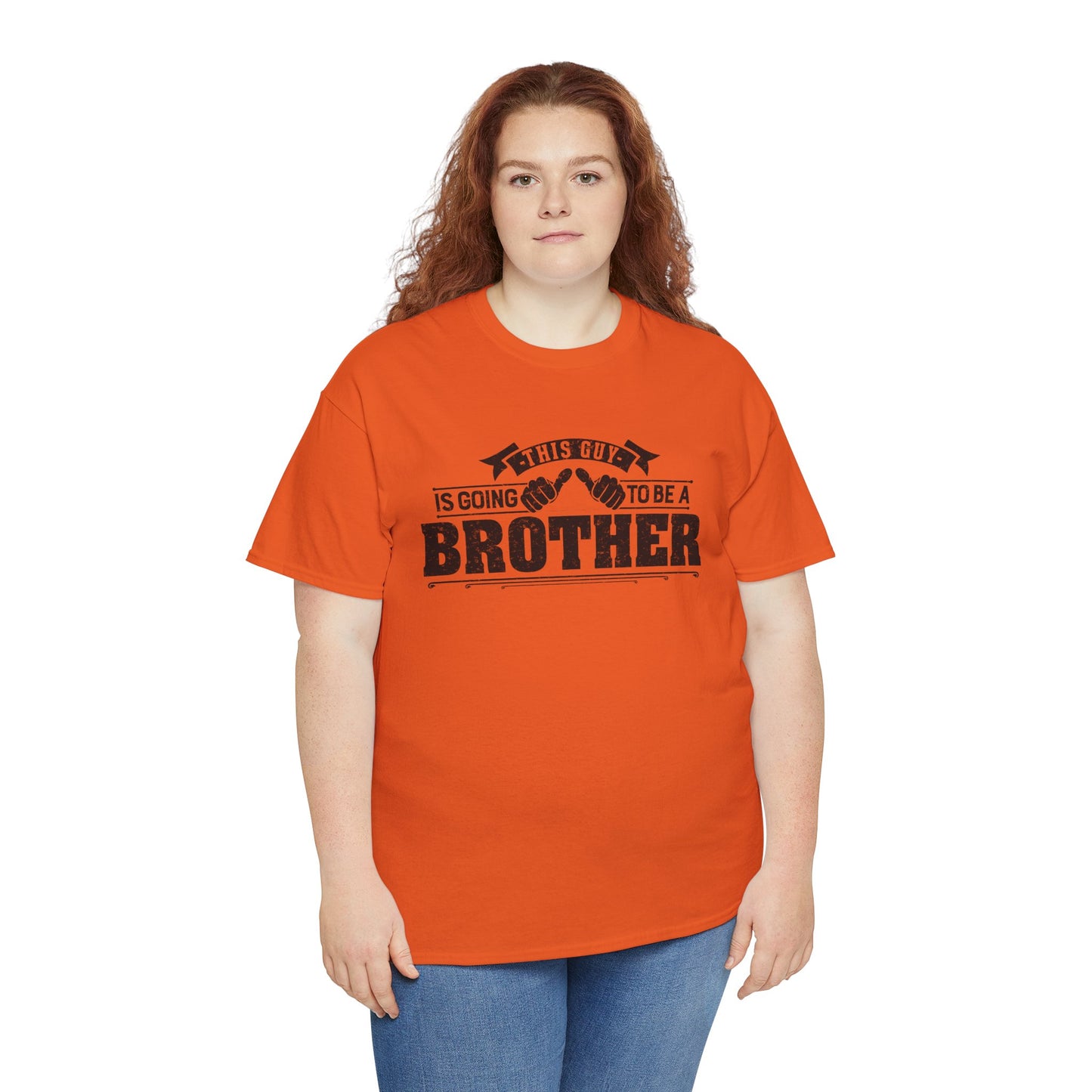 T-Shirt Gifts From Sister for Brother This is Guy going to be Brother Unisex Heavy Cotton Tee