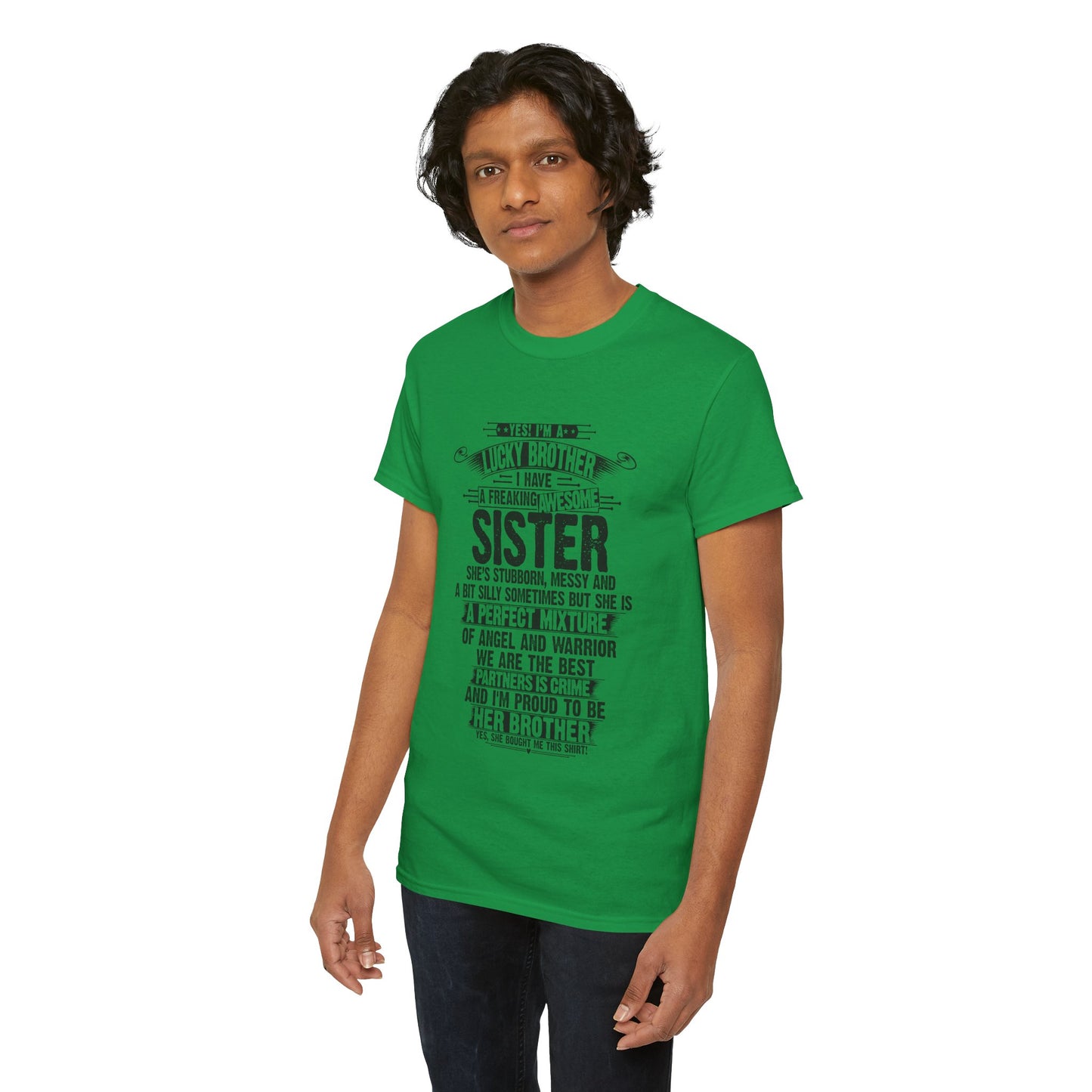 Christmas Funny For Brother From Sister I Am A Lucky Brother