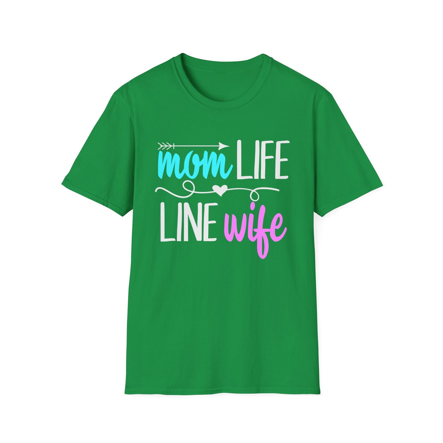 Lineman Mom Life Line Wife Unisex Softstyle T-Shirt