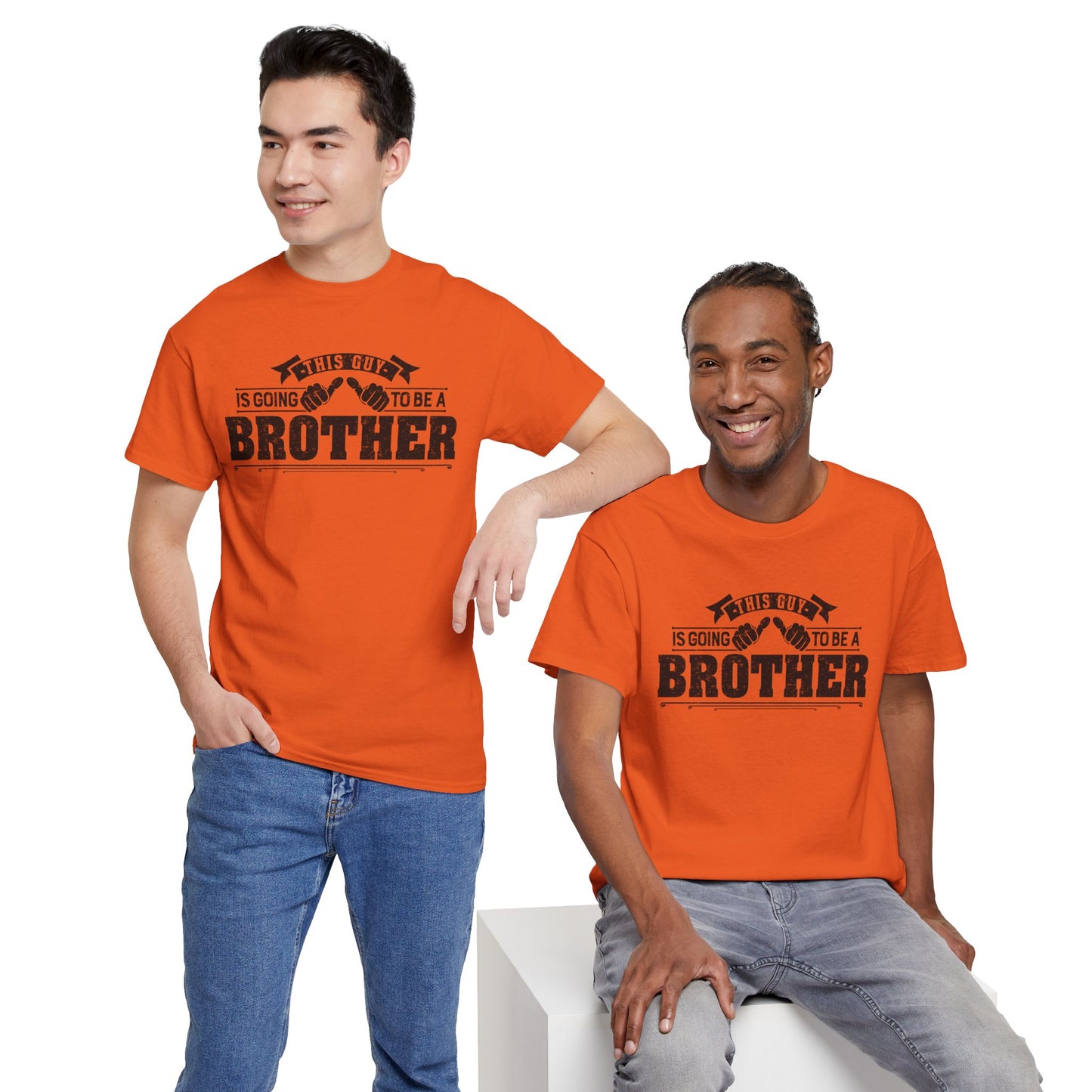 T-Shirt Gifts From Sister for Brother This is Guy going to be Brother Unisex Heavy Cotton Tee