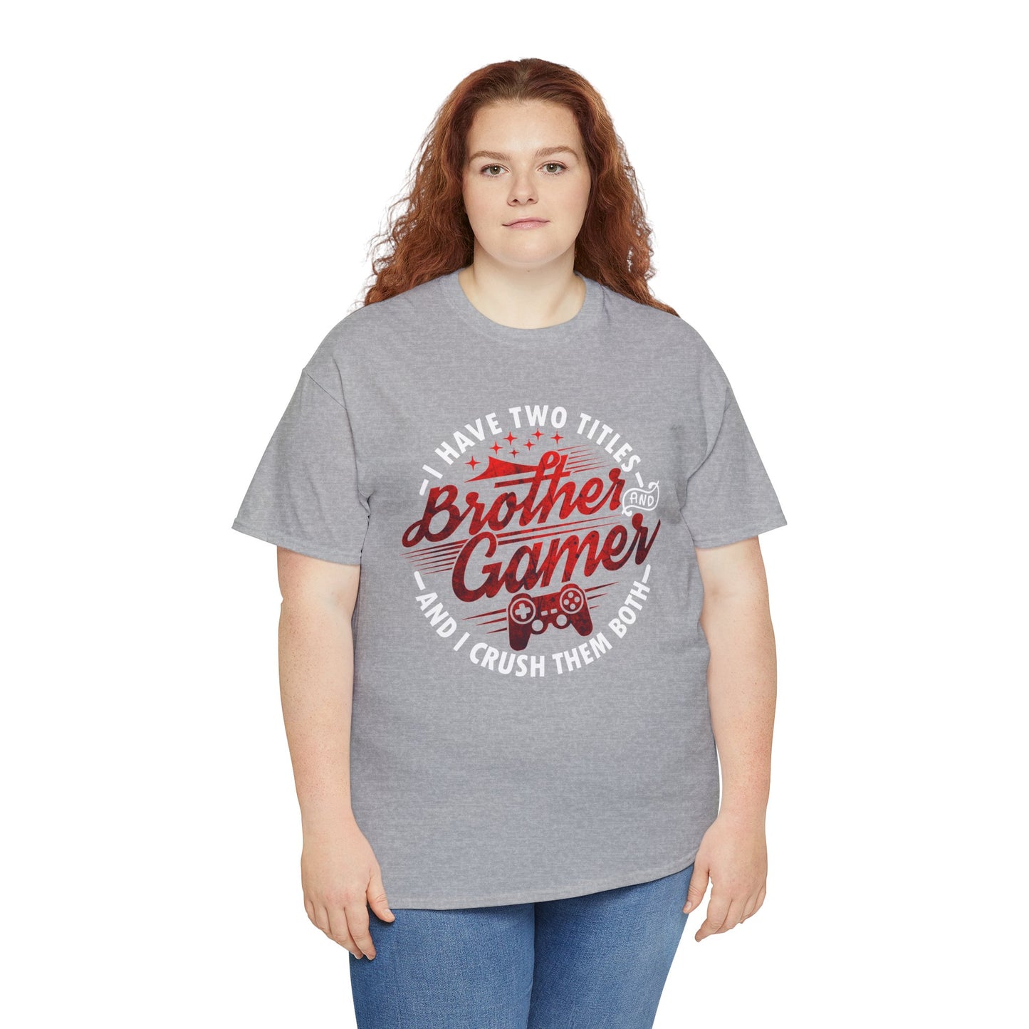 Gamer Men's T-Shirt - I Have Two Titles Brother