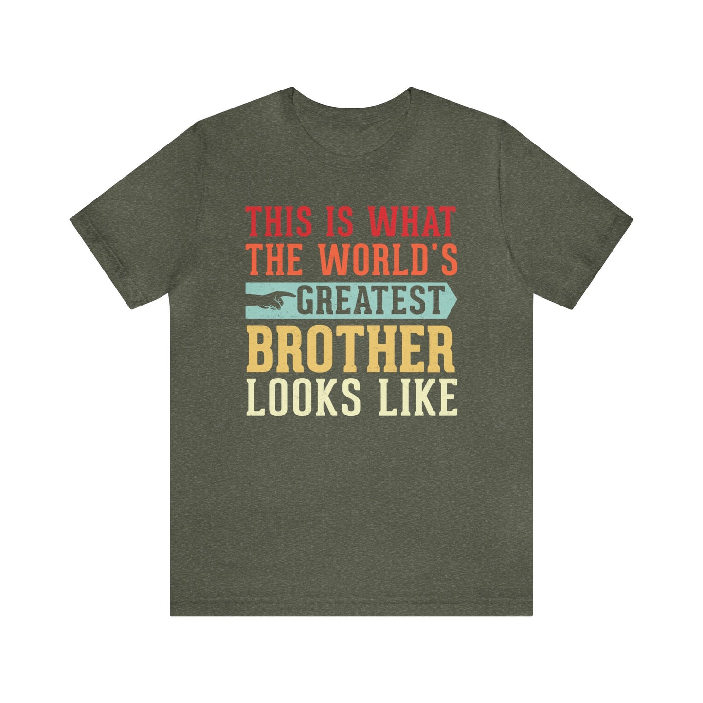 The World's Greatest Brother Looks Like Unisex Jersey Short Sleeve Tee