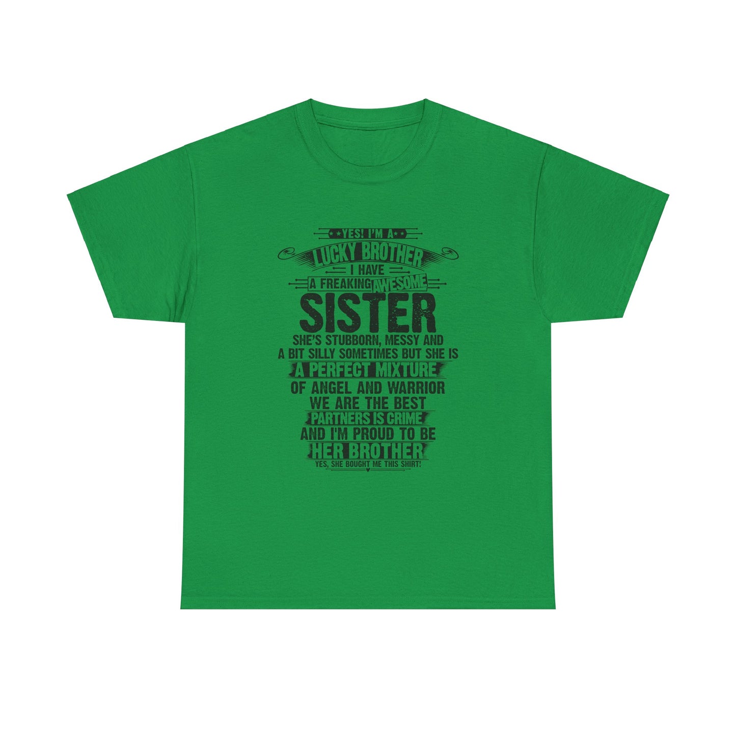 Christmas Funny For Brother From Sister I Am A Lucky Brother