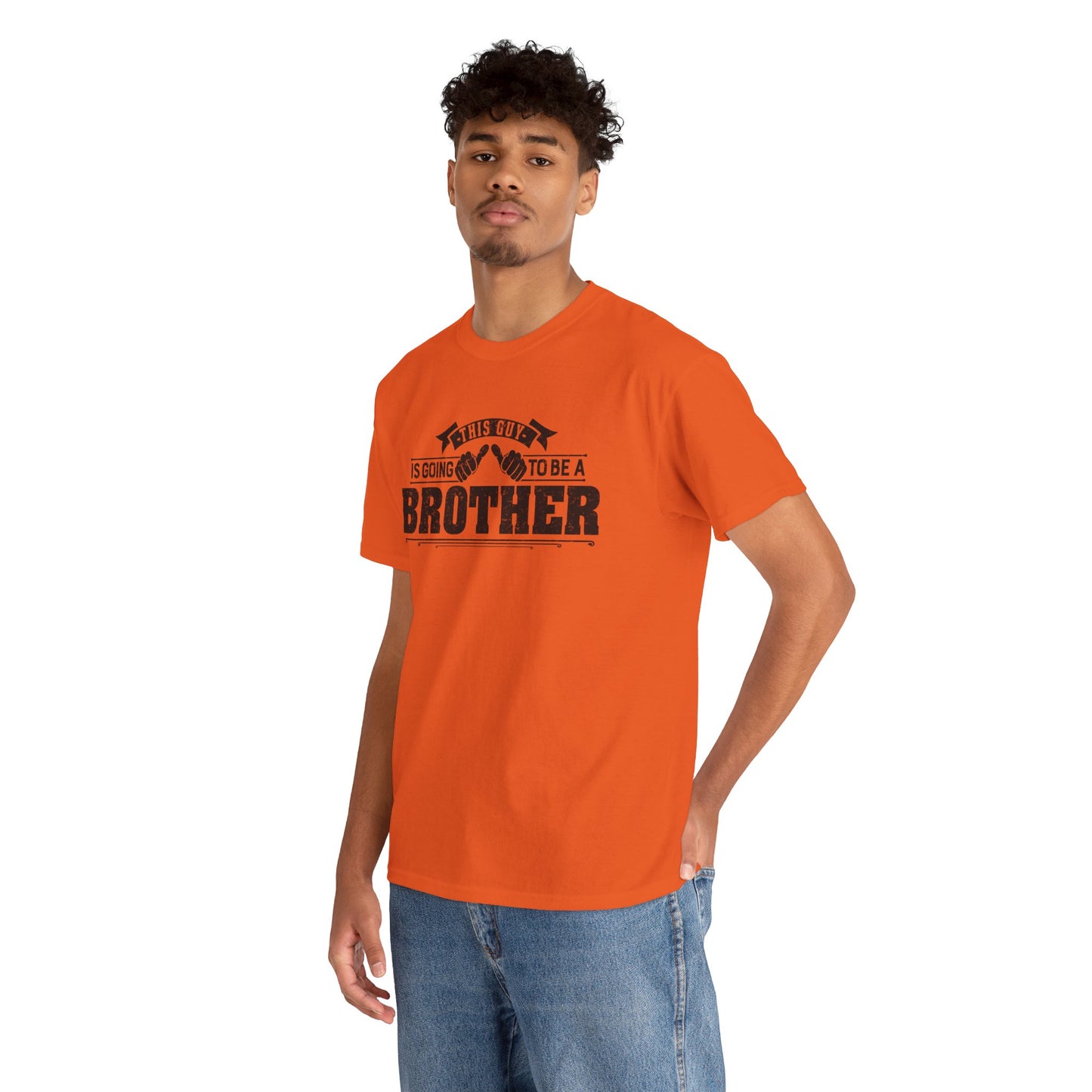 T-Shirt Gifts From Sister for Brother This is Guy going to be Brother Unisex Heavy Cotton Tee