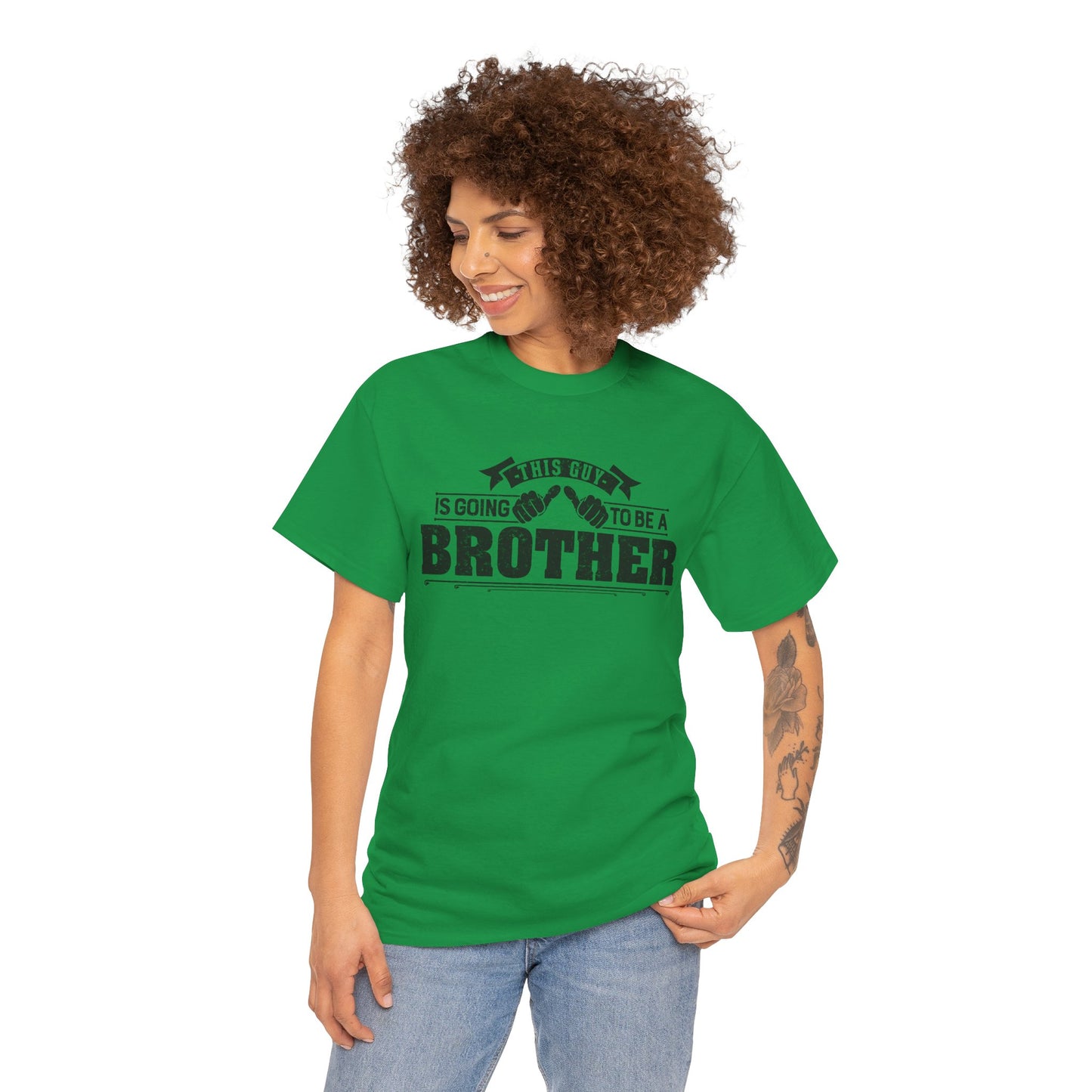 T-Shirt Gifts From Sister for Brother This is Guy going to be Brother Unisex Heavy Cotton Tee