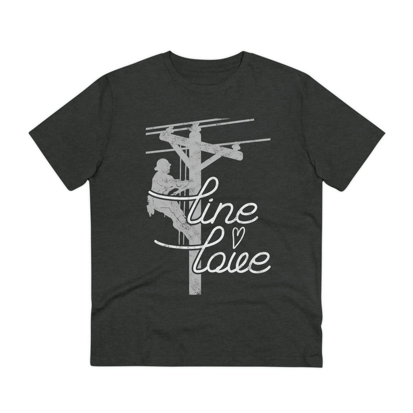 Line Love Electrical Lineman's Wife Organic Creator T-shirt - Unisex