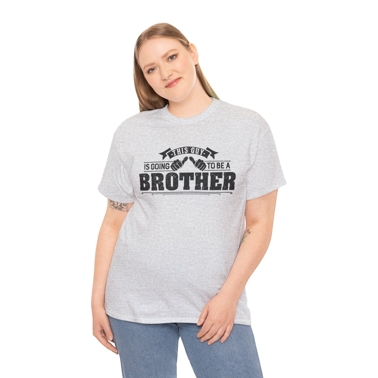 T-Shirt Gifts From Sister for Brother This is Guy going to be Brother Unisex Heavy Cotton Tee