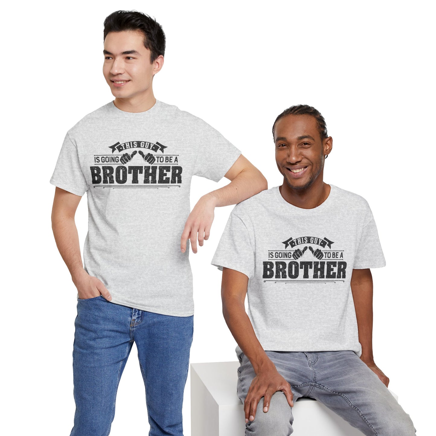 T-Shirt Gifts From Sister for Brother This is Guy going to be Brother Unisex Heavy Cotton Tee