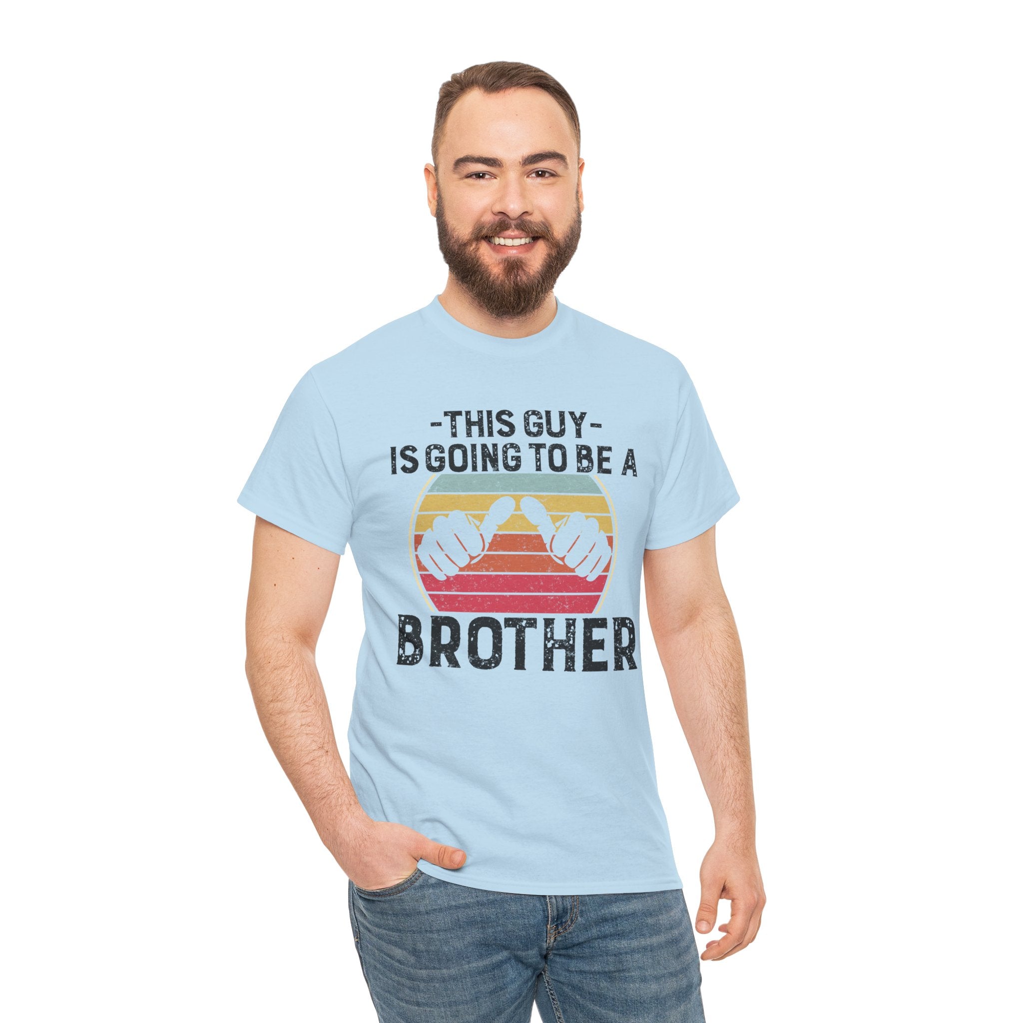 Retro Style This Guy Is Going To Be A Brother Funny Brother Gift T-Shirt