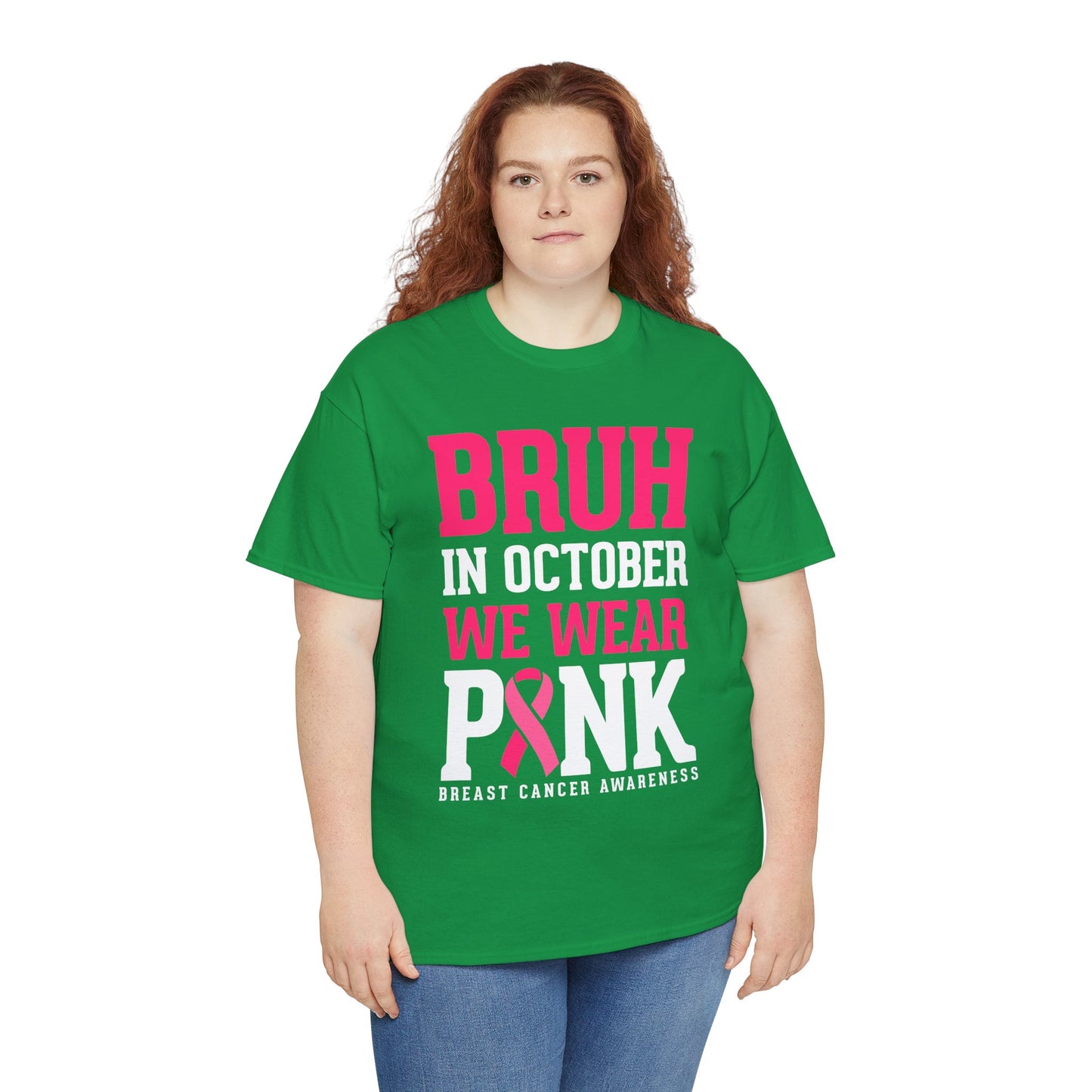 In October We Wear Pink Funny Breast Cancer Shirts
