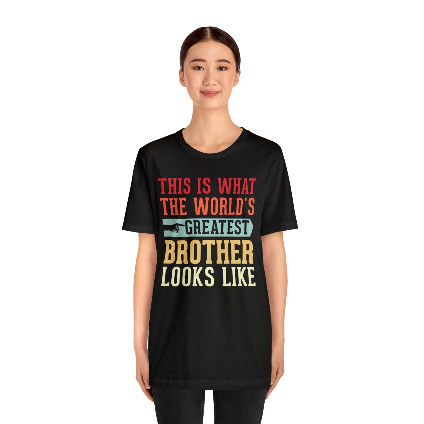 The World's Greatest Brother Looks Like Unisex Jersey Short Sleeve Tee