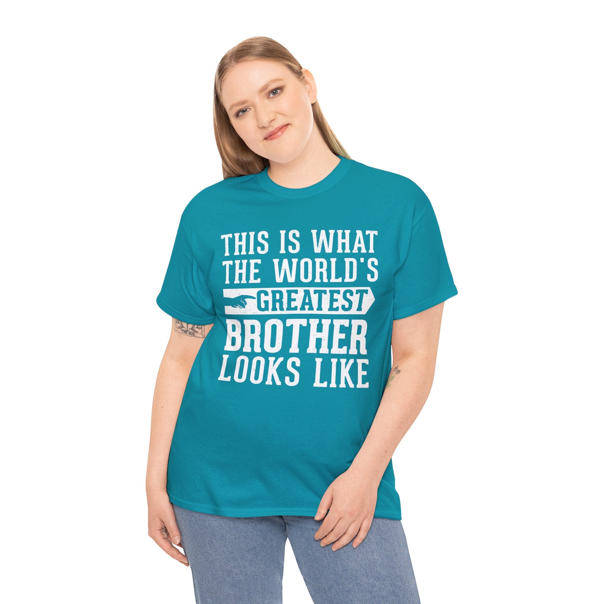 This is what the world's greatest brother looks like Funny T-Shirt