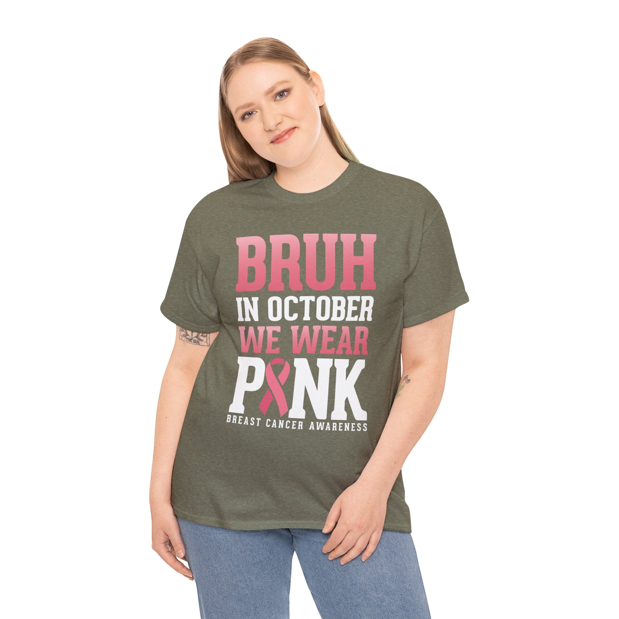 Breast Cancer Warrior In October We Wear Pink Womens Tee