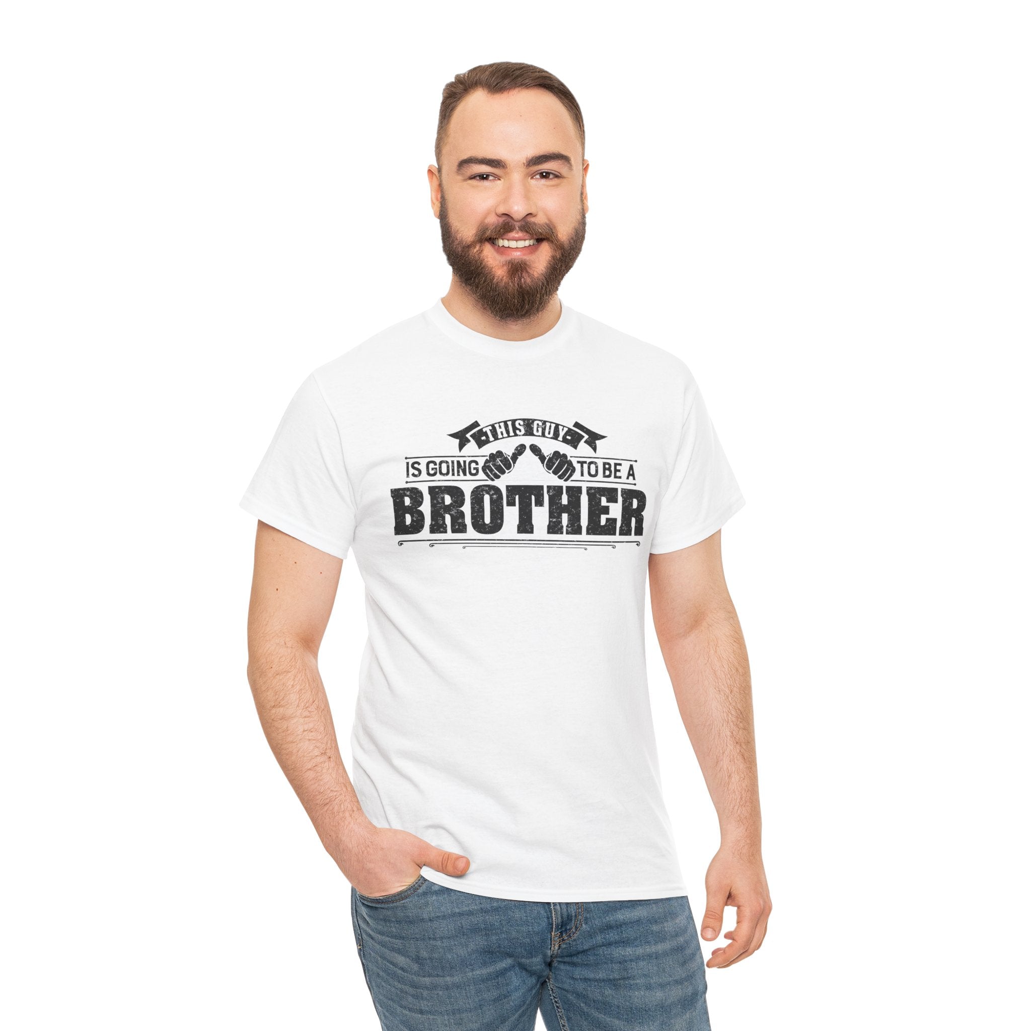 T-Shirt Gifts From Sister for Brother This is Guy going to be Brother Unisex Heavy Cotton Tee