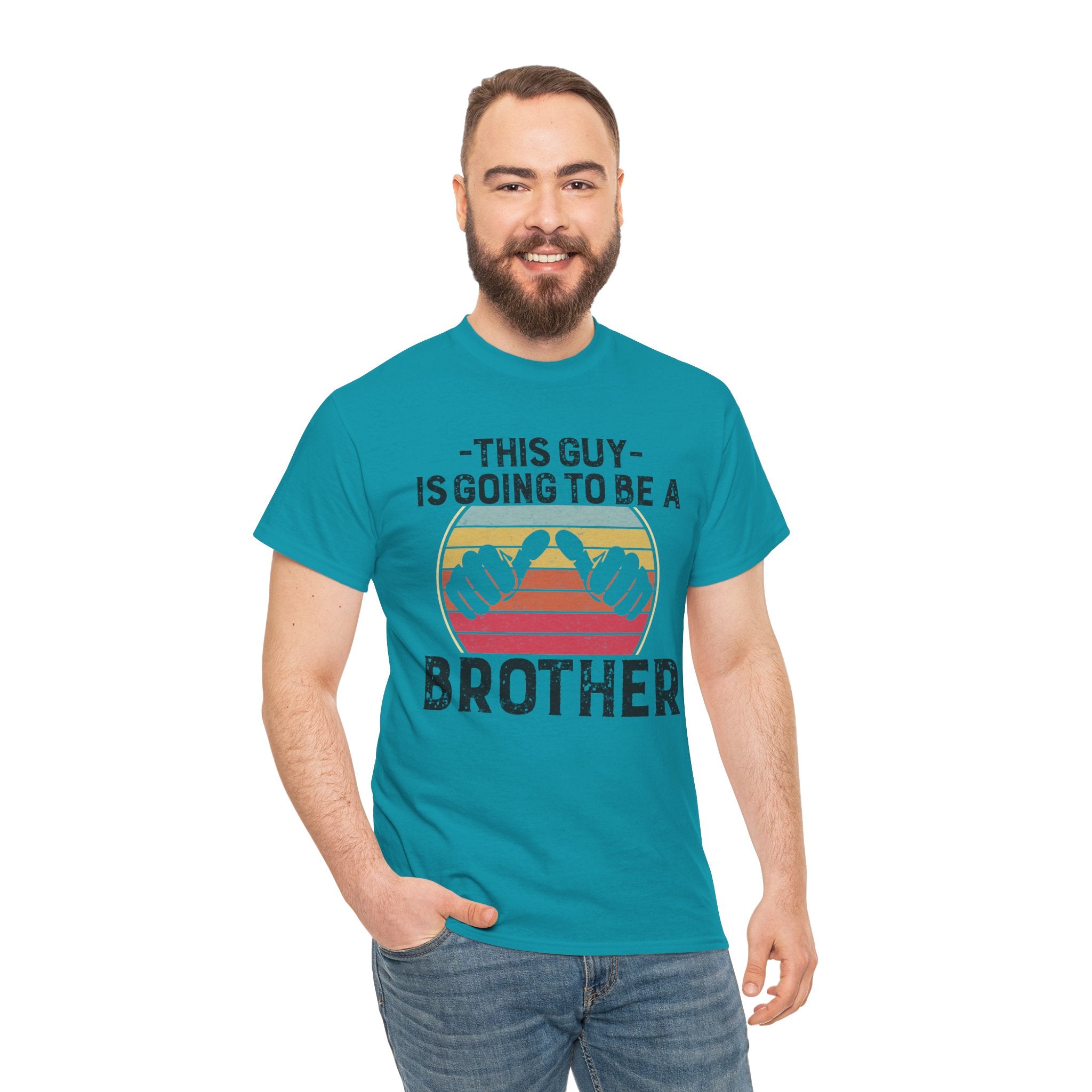 Retro Style This Guy Is Going To Be A Brother Funny Brother Gift T-Shirt