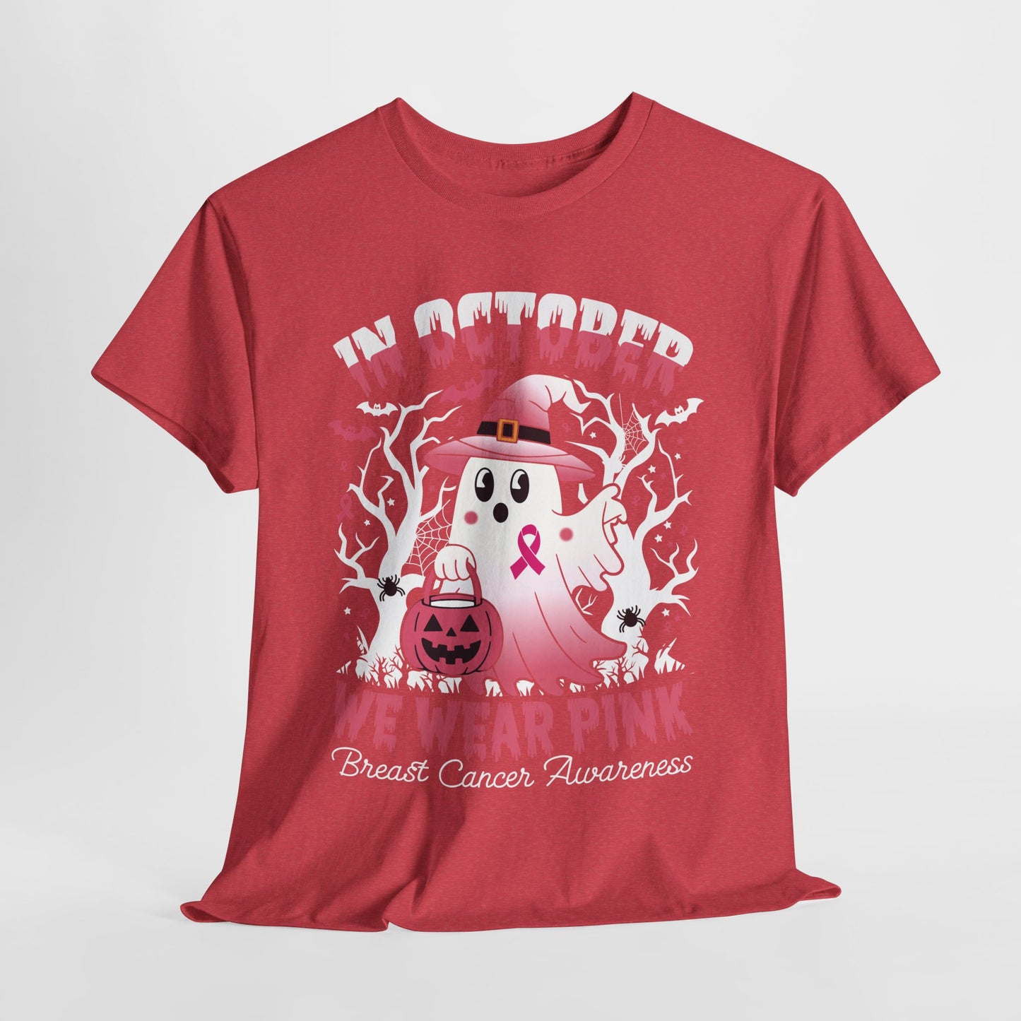 In October We Wear Pink Funny Breast Cancer Gift Shirts
