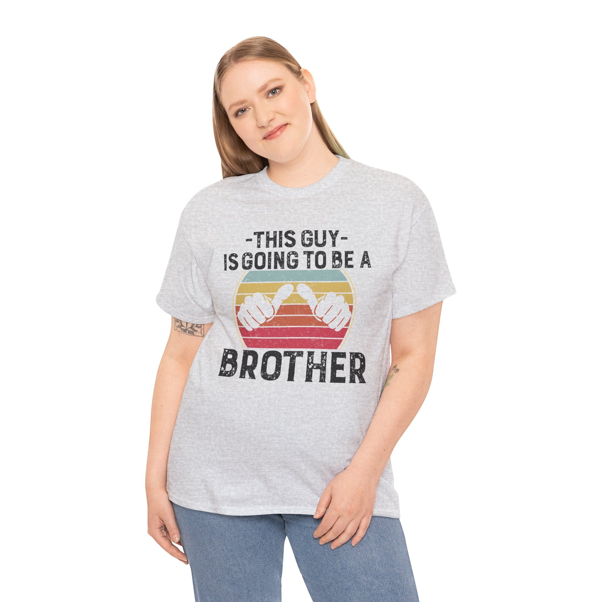 Retro Style This Guy Is Going To Be A Brother Funny Brother Gift T-Shirt