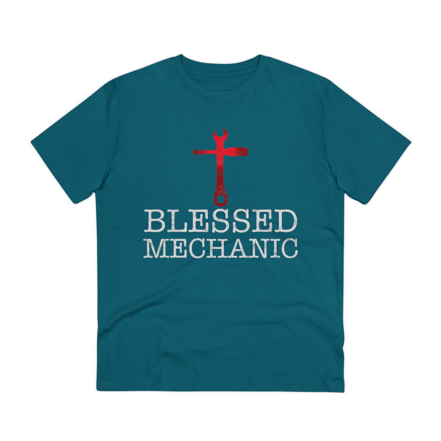 Blessed Mechanic Gift For Christian Mechanic Organic Creator T-shirt - Unisex