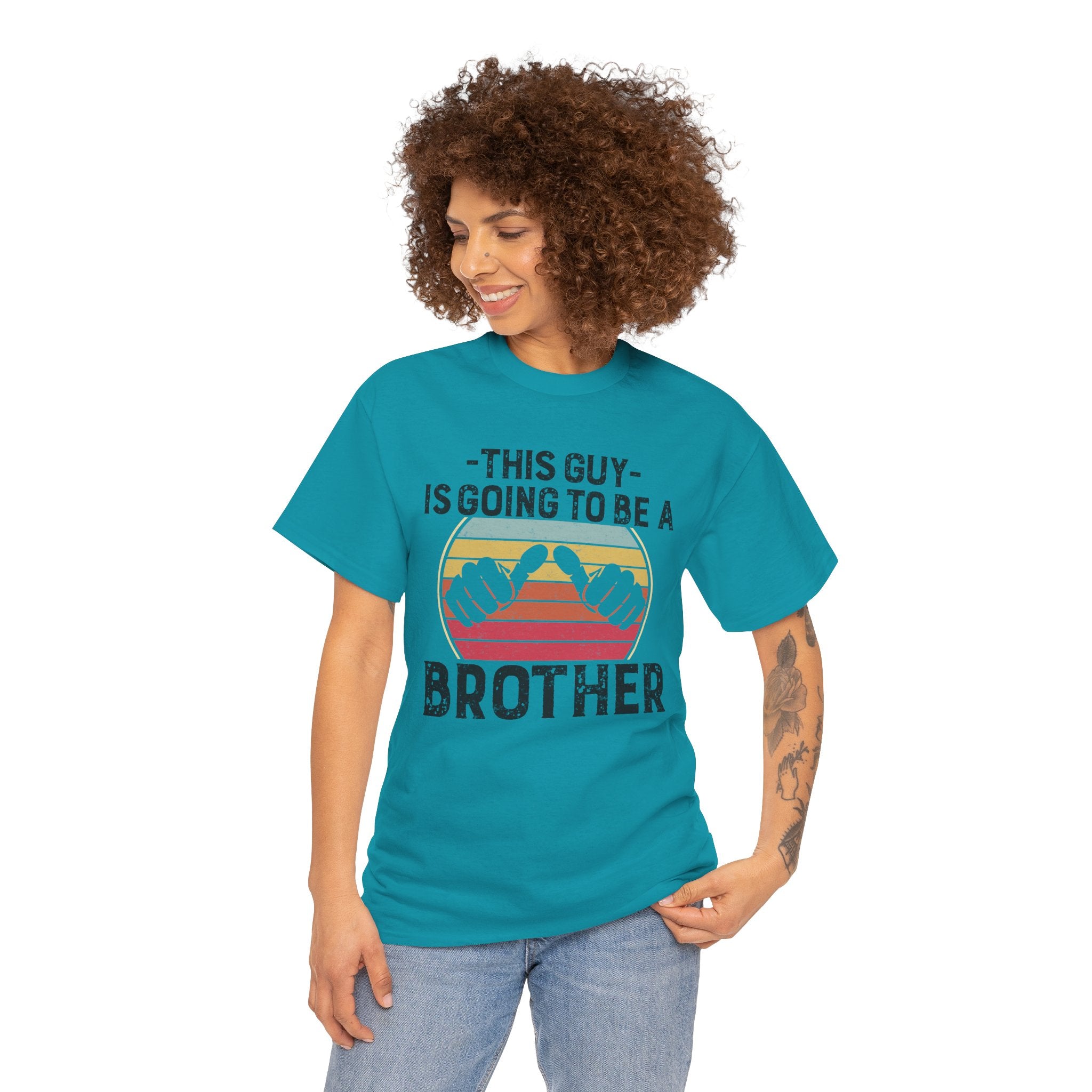 Retro Style This Guy Is Going To Be A Brother Funny Brother Gift T-Shirt