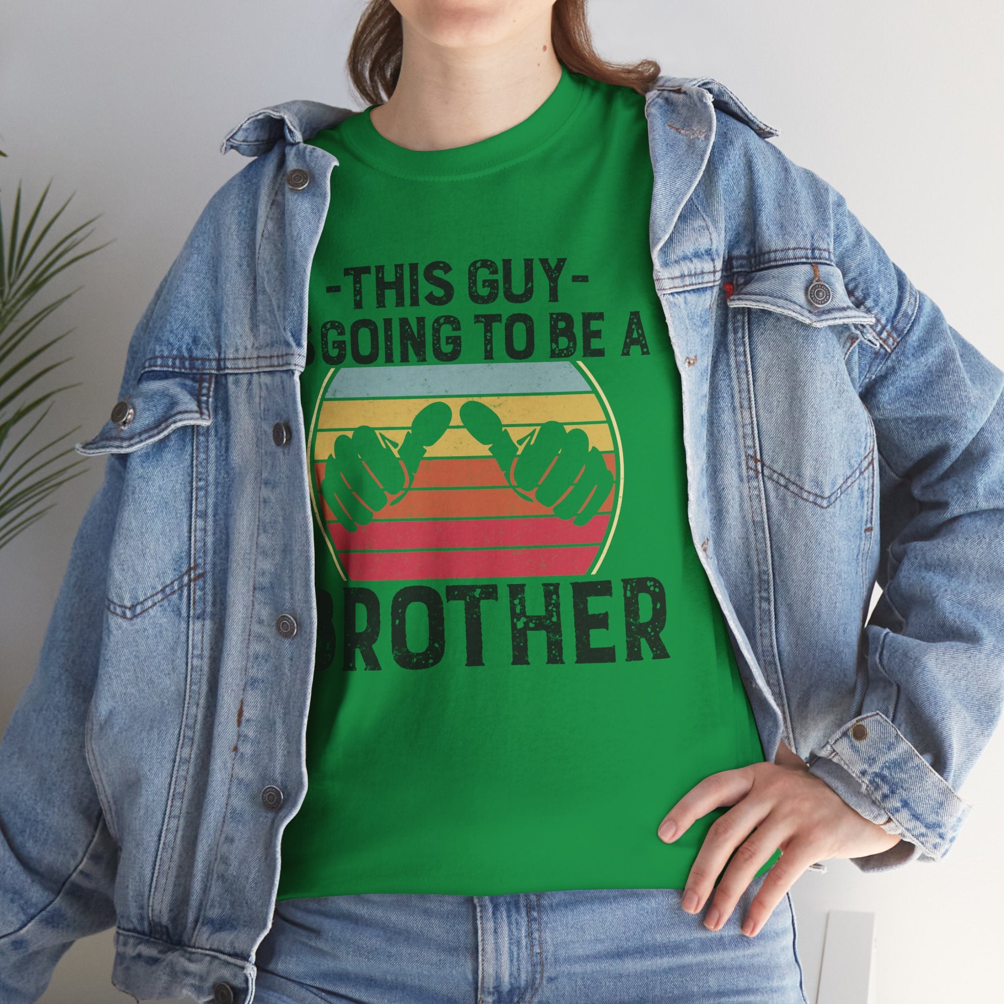 Retro Style This Guy Is Going To Be A Brother Funny Brother Gift T-Shirt