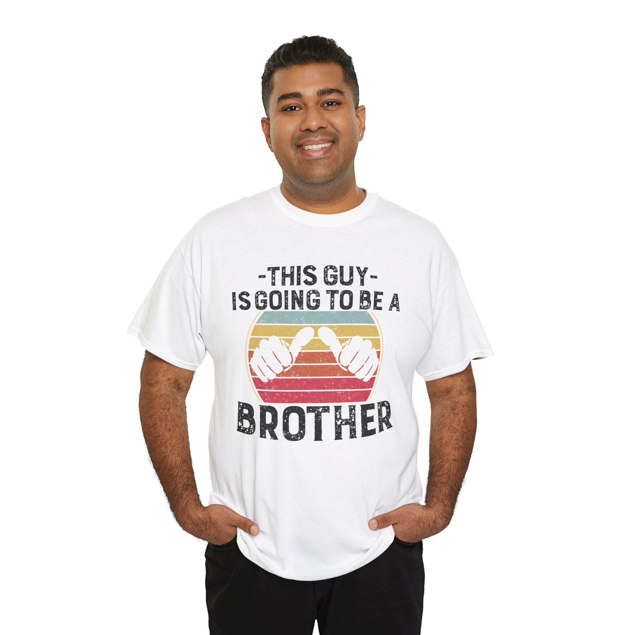 Retro Style This Guy Is Going To Be A Brother Funny Brother Gift T-Shirt