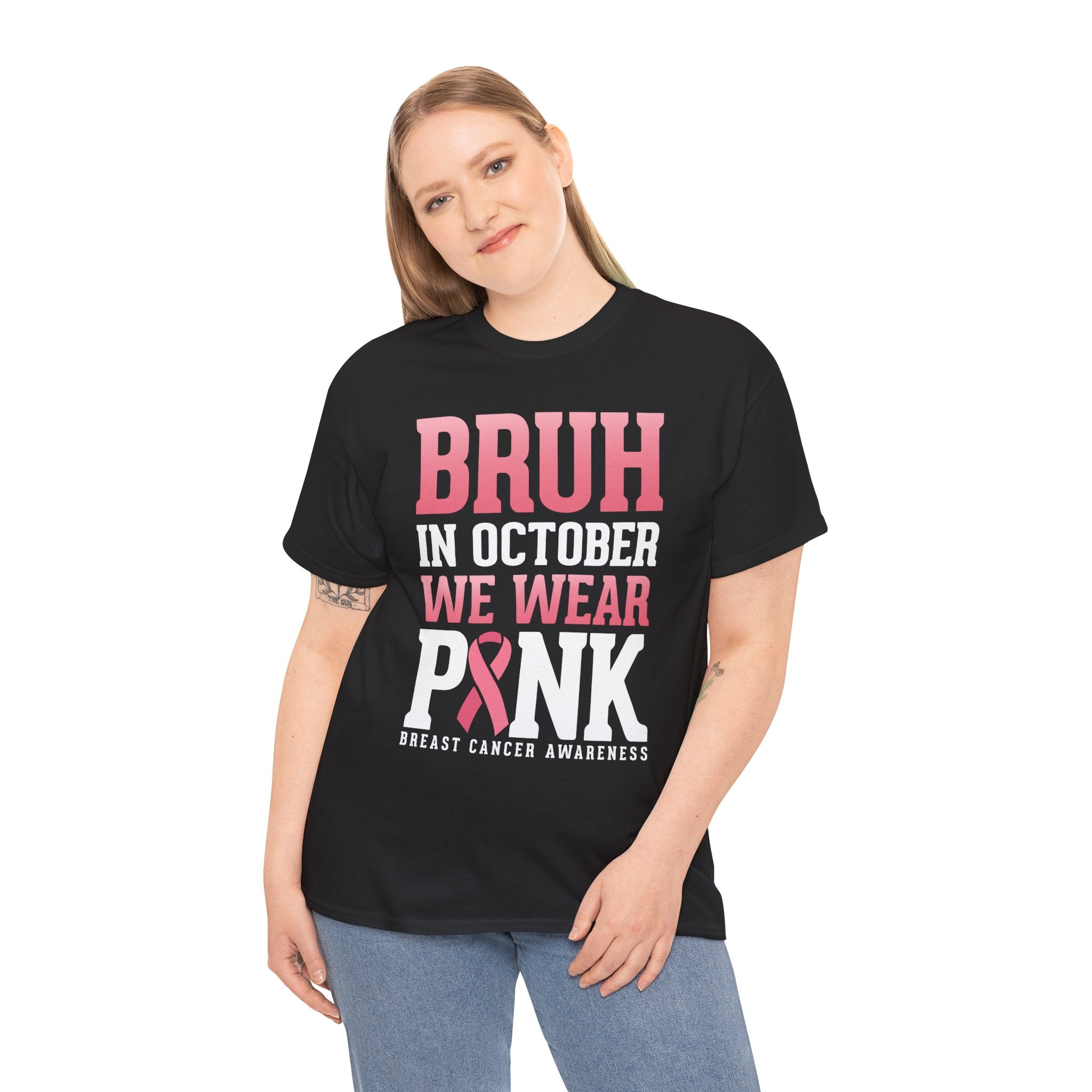 Breast Cancer Warrior In October We Wear Pink Womens Tee